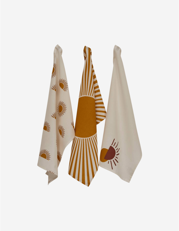 SET 3 PAÑOS DE COCINA SOLARIS 45X70