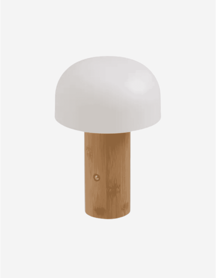 LÁMPARA LED BAMBÚ NATURAL
