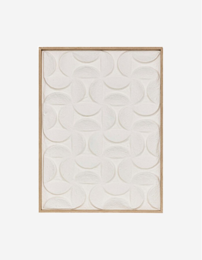 CUADRO 3D KAILANI BLANCO 60X80