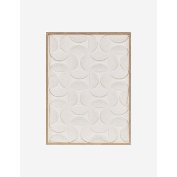 CUADRO 3D KAILANI BLANCO 60X80