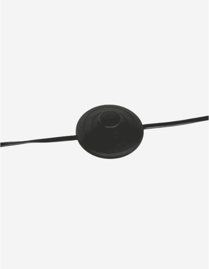 LÁMPARA DE PIE METAL FLEXO NEGRO 65X170