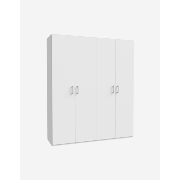 ARMARIO 4P ABATIBLES BLANCO 177CM