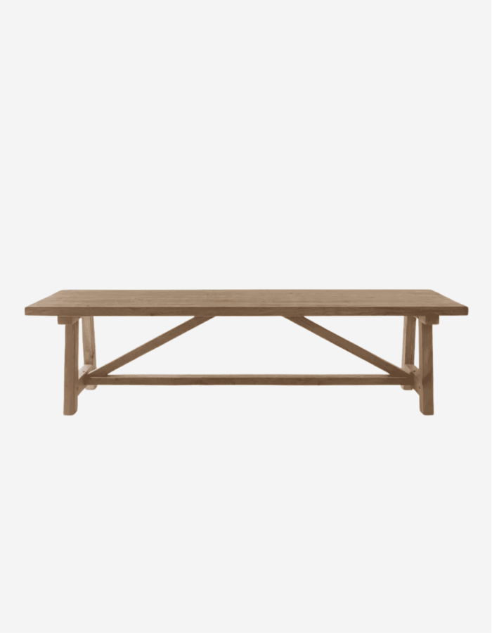MESA DEIA DE MADERA RECICLADA 240X100X76