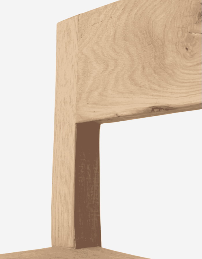 SILLA EIVA ROBLE MACIZO