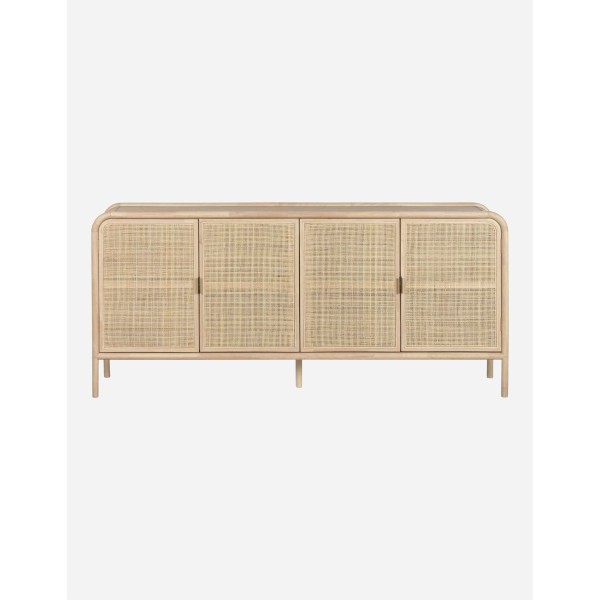BUFFET ABETO RATAN 180X40X82 NATURAL