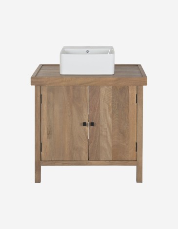 MUEBLE DE BAÑO MANGO CERAMICA 81X56X95 NATURAL