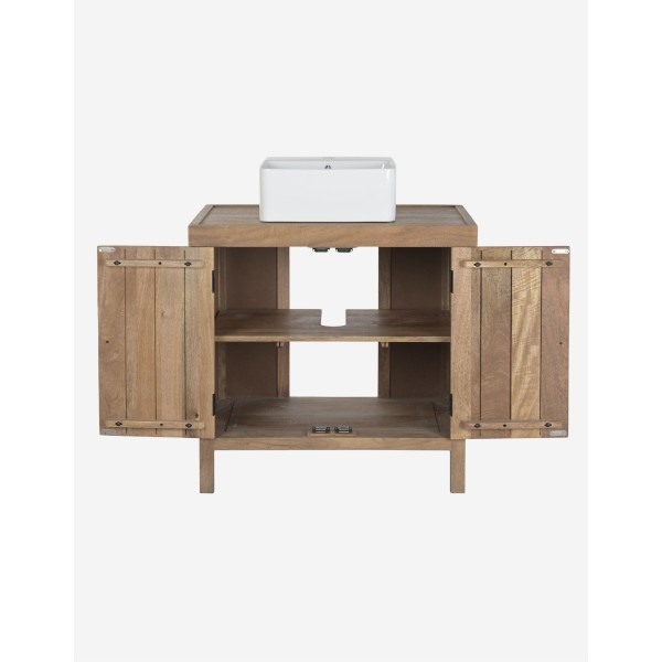 MUEBLE DE BAÑO MANGO CERAMICA 81X56X95 NATURAL