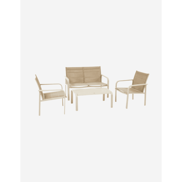 CONJUNTO PIAZZA 4 PLAZAS ARCILLA