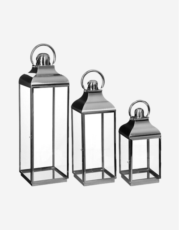 FAROL RECTANGULAR DE EXTERIOR INOX L