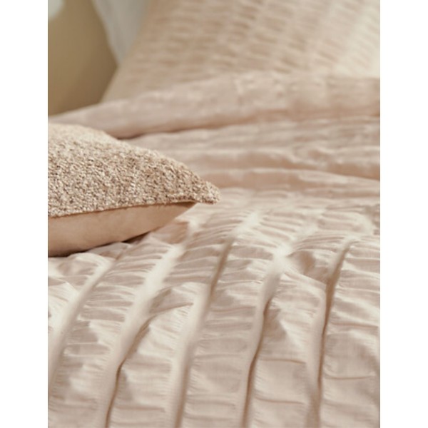 JUEGO DE CAMA IRHIA 240X220CM SEERSUCKER BEIGE 