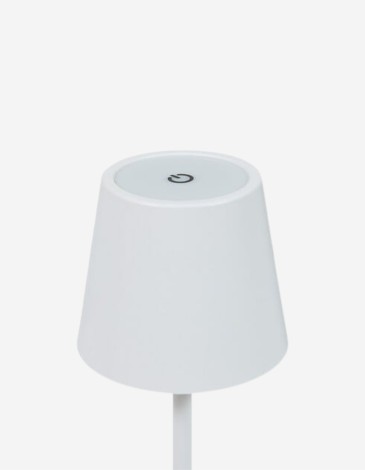 LÁMPARA EXTERIOR CODY ALTO 36CM METAL BLANCO