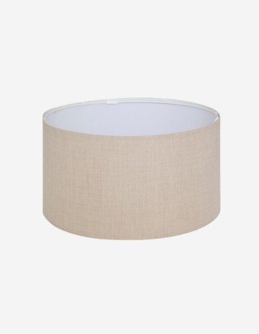 PANTALLA BELLINE 40CM DIAM. LINO BEIGE 