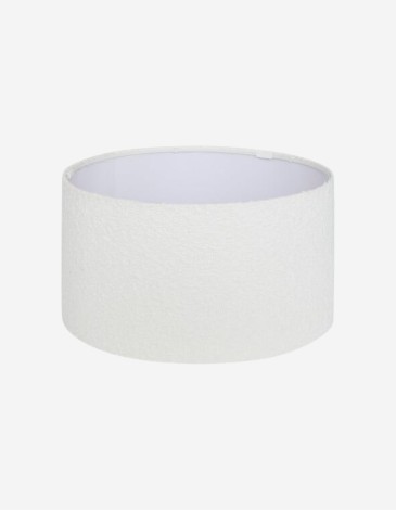 PANTALLA BELLINE 40CM DIAM. BOUCLE BLANCO