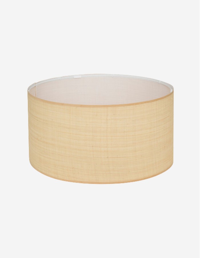 PANTALLA BELLINE 50CM DIAM. RAFIA BEIGE 