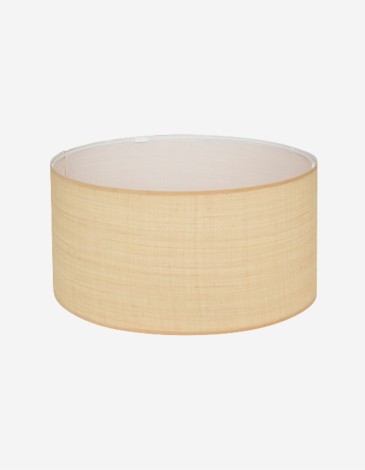 PANTALLA BELLINE 50CM DIAM. RAFIA BEIGE 