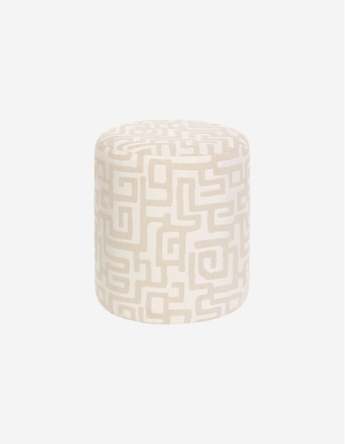 PUF DELOR MODERNISTA 36CM BLANCO