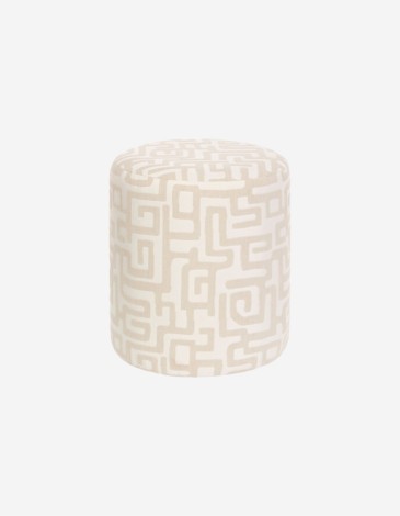 PUF DELOR MODERNISTA 36CM BLANCO