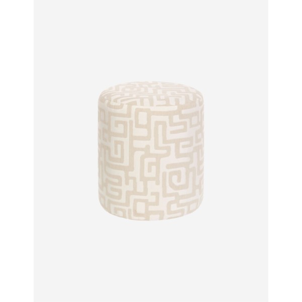 PUF DELOR MODERNISTA 36CM BLANCO