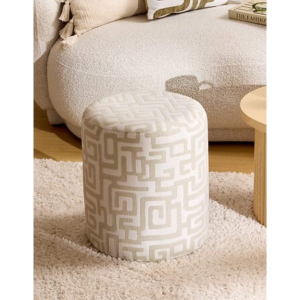 PUF DELOR MODERNISTA 36CM BLANCO