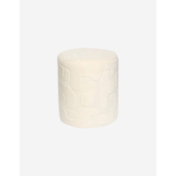 PUF DELOR DECORADOR 36CM BLANCO