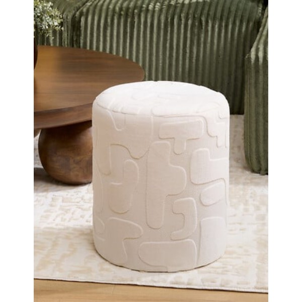 PUF DELOR DECORADOR 36CM BLANCO