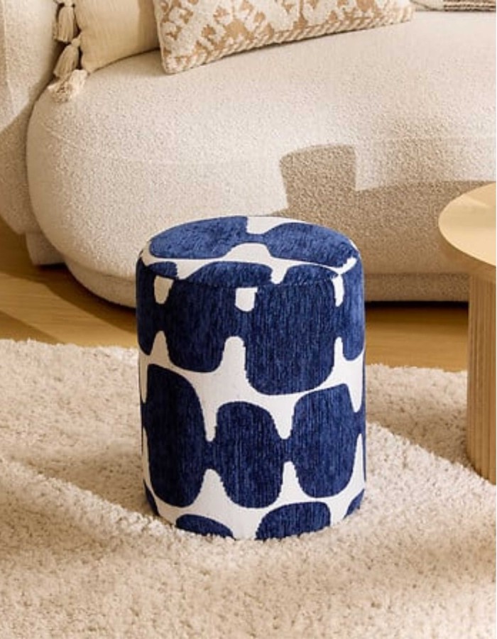 PUF DELOR ARTY 30CM AZUL 