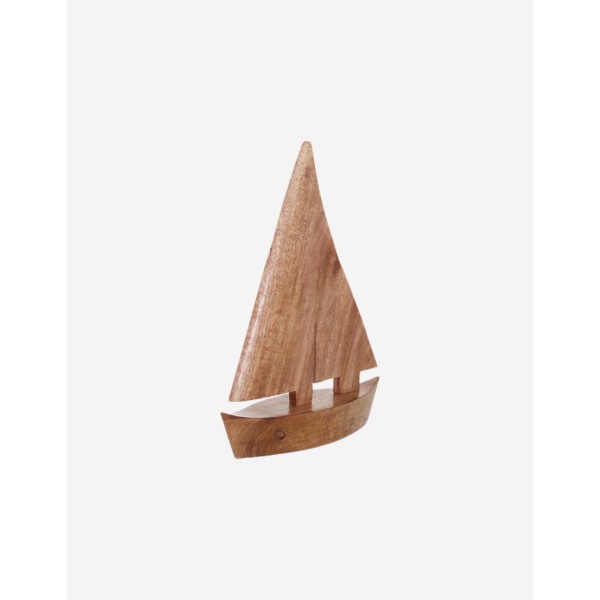 BARCO DECORATIVO OCEA 33CM ALTO MAD. MANGO