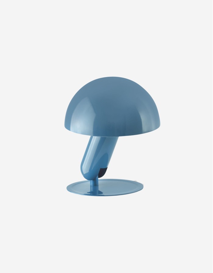 LÁMPARA DE MESA BELA AZUL CON PINZA 1XE27