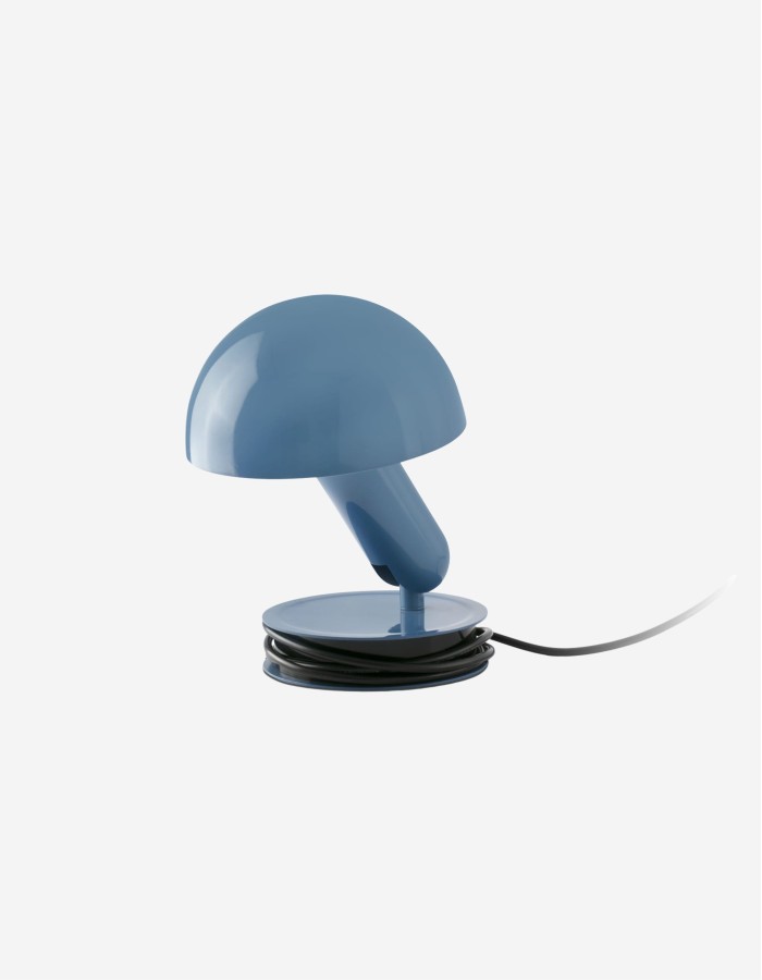 LÁMPARA DE MESA BELA AZUL CON PINZA 1XE27
