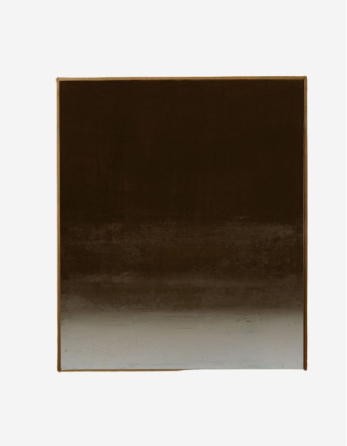 CUADRO MARRÓN DECORATIVO CON BASTIDOR DE MADERA RO