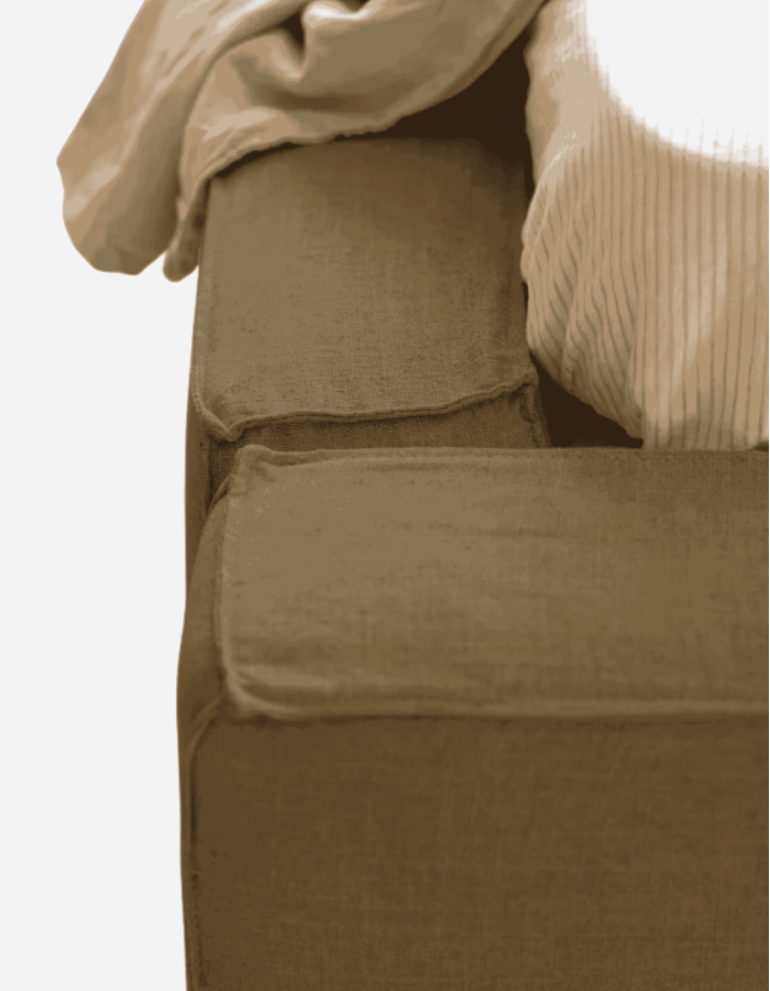 CAMA DESENFUNDABLE DE LINO VERDE PARA COLCHÓN 135X