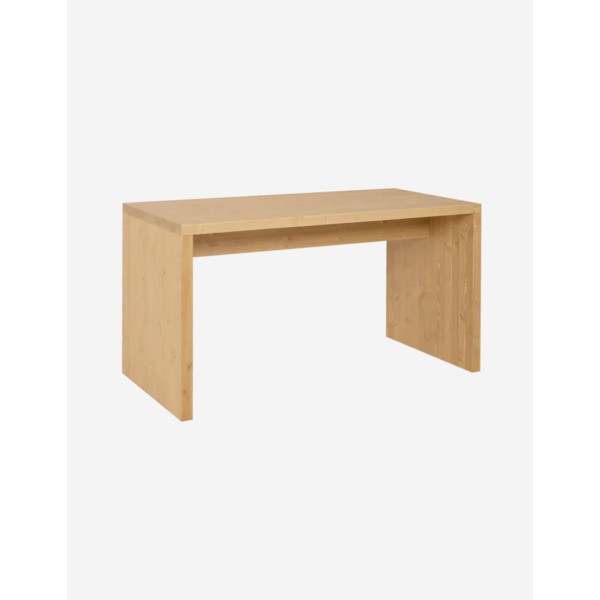 MESA DE ESCRITORIO EN TONO ROBLE MEDIO DE 140CM. 