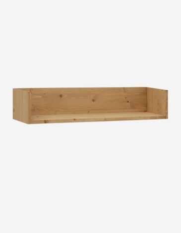 ESTANTERIA DE MADERA MACIZA TONO ROBLE MEDIO DE 12