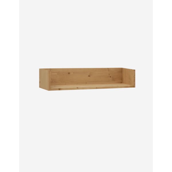 ESTANTERÍA DE MADERA MACIZA TONO ROBLE MEDIO DE 90