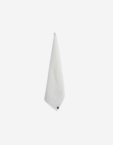 PAÑO DE COCINA DE LINO 48X70 CM EN TONO BLANCO. 