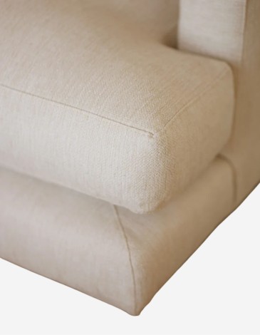 SOFA CON CHAISE LONGUE IZQUIERDO TOO BLANCO ROTO D