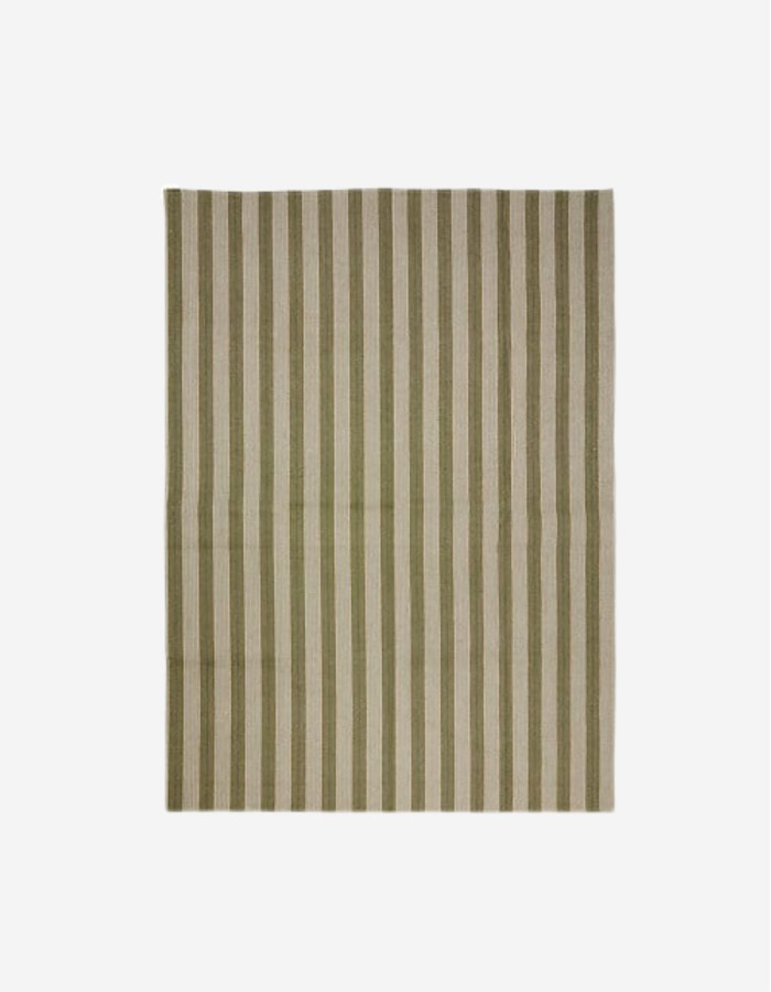 ALFOMBRA GROOVE 120X170 CM RAYADA VERDE