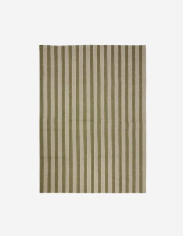 ALFOMBRA GROOVE 120X170 CM RAYADA VERDE