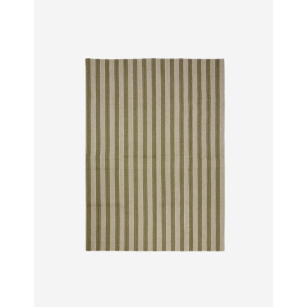 ALFOMBRA GROOVE 120X170 CM RAYADA VERDE