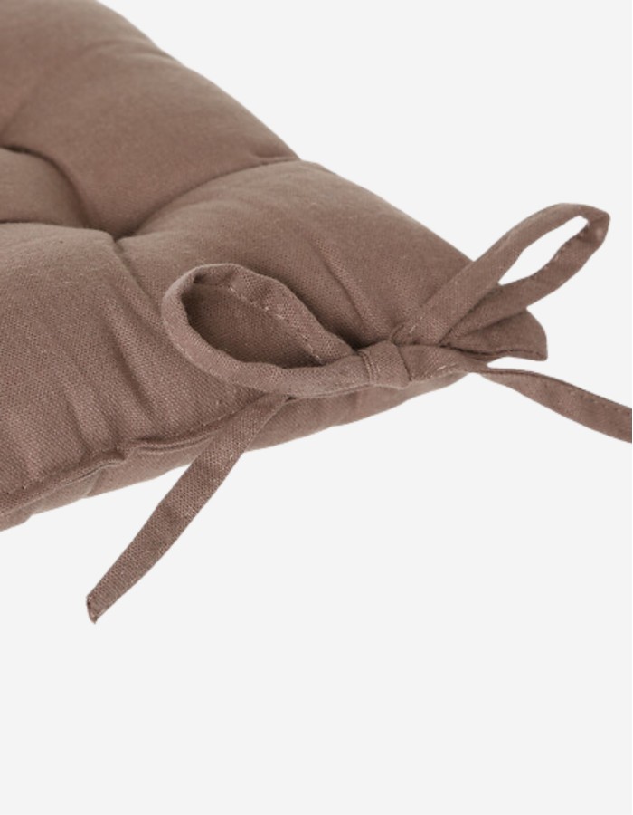 COJIN PARA SILLA 38X38 TAUPE