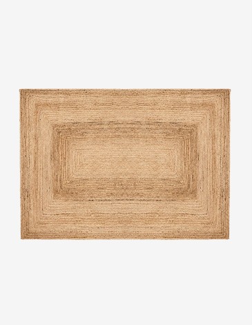 ALFOMBRA DE YUTE NATURAL 160 X 230