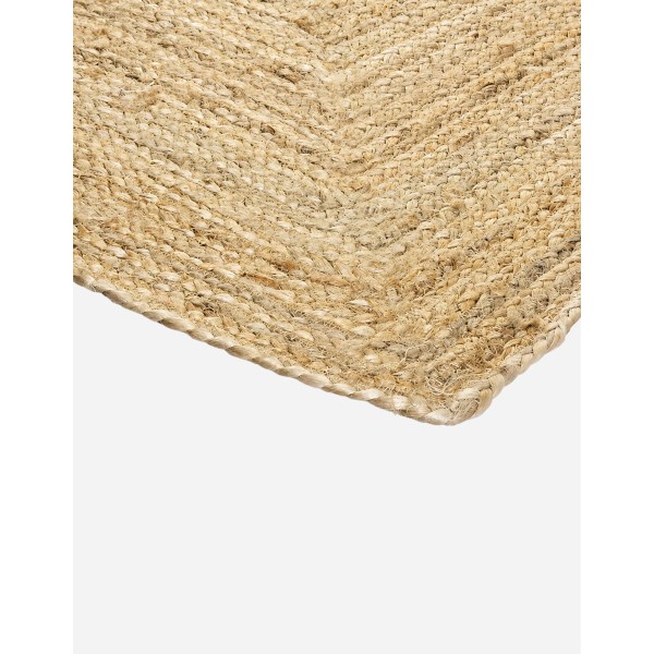 ALFOMBRA DE YUTE NATURAL 160 X 230