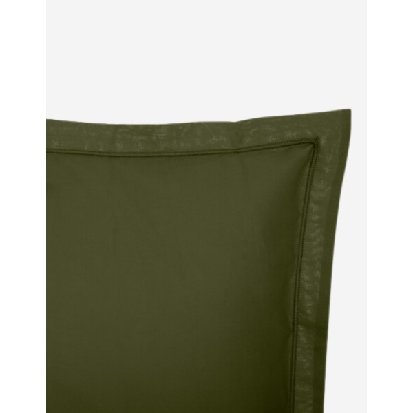 FUNDA DE ALMOHADA 63X63 VERDE CAQUI