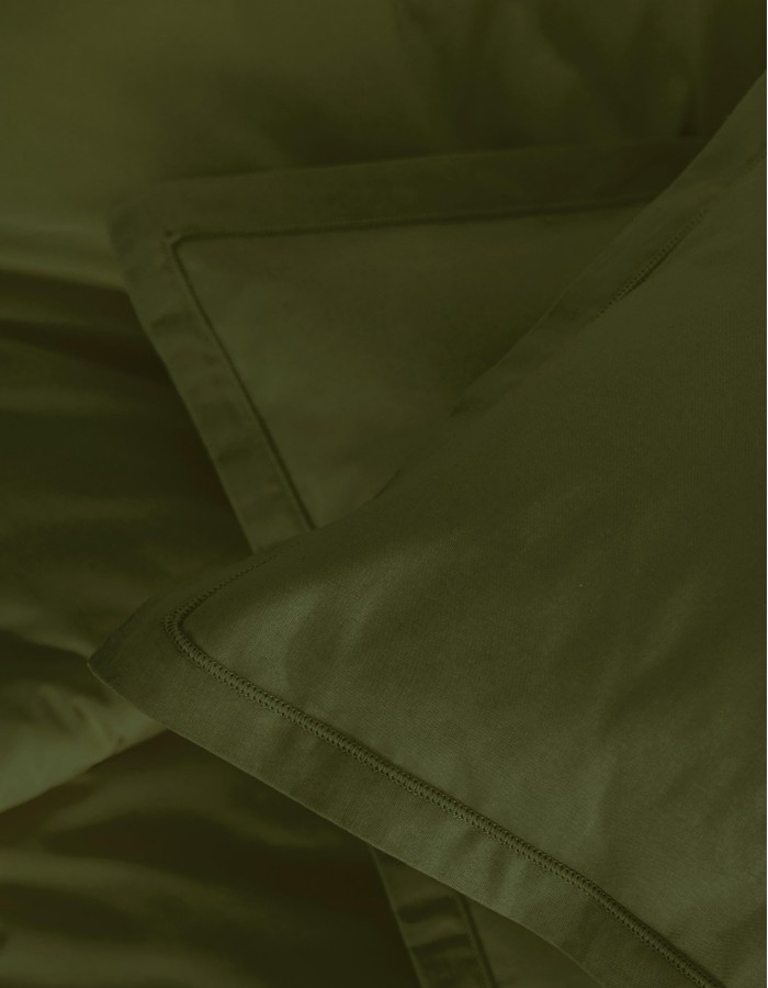 FUNDA DE ALMOHADA 63X63 VERDE CAQUI