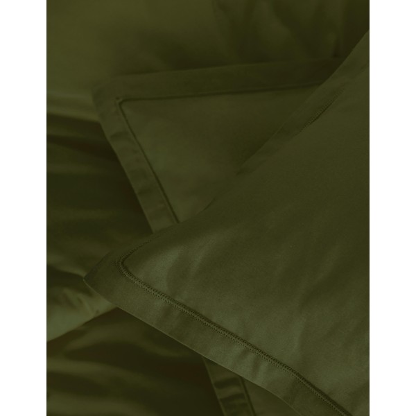 FUNDA DE ALMOHADA 63X63 VERDE CAQUI