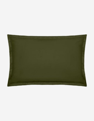 FUNDA DE ALMOHADA 50X70 VERDE CAQUI