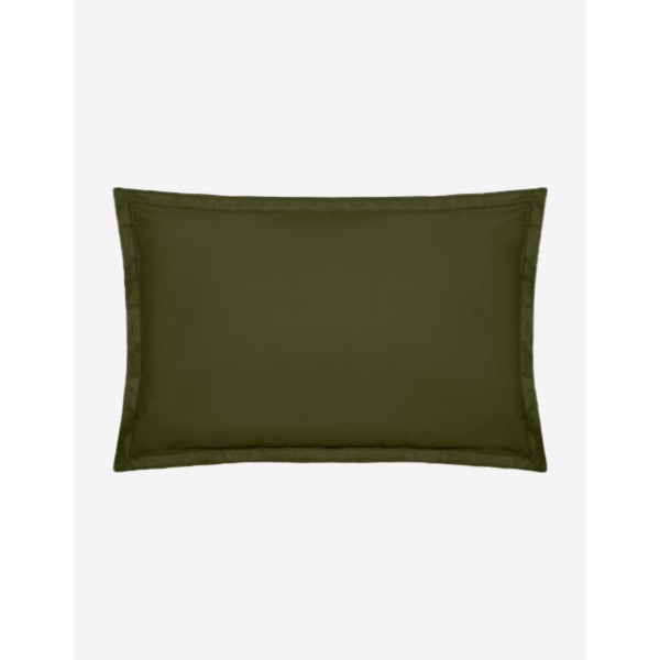 FUNDA DE ALMOHADA 50X70 VERDE CAQUI